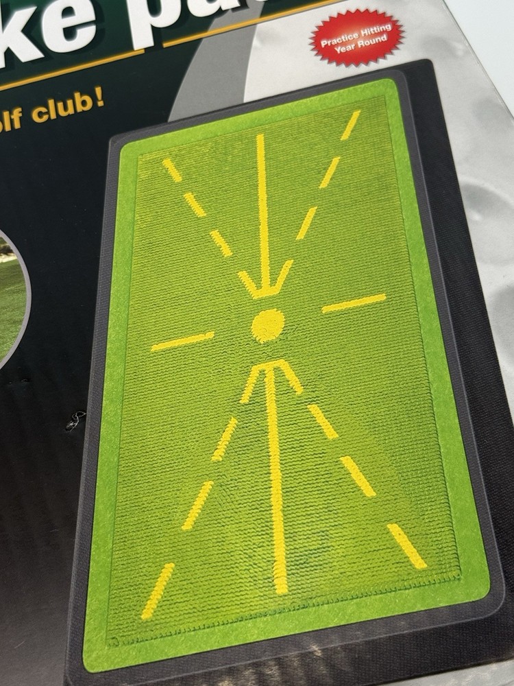 Golf Strike Mat Bead Display Track Beginner Training Trace Detection Pad Swing