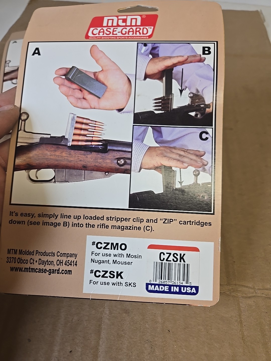 2x MTM Case-Gard CZSK Stripper Zip Ammo Loader - For SKS
