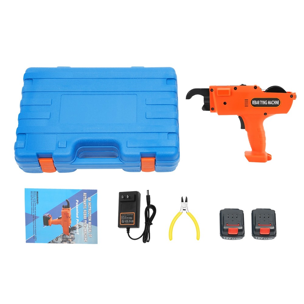Automatic Rebar Tier Tying Machine Portable Handheld Strapping Binding Tool Set