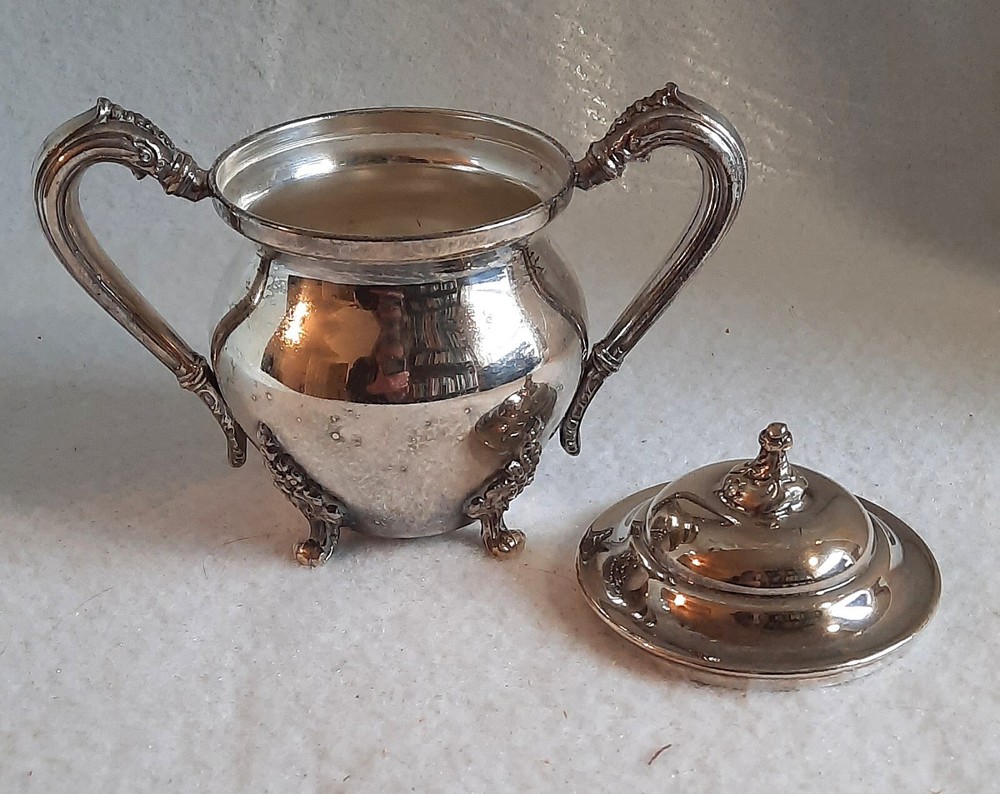 Vintage Sheets R.-S.-Co. Silver Plate Set 4 Piece-Coffee, Tea, Creamer & Sugar