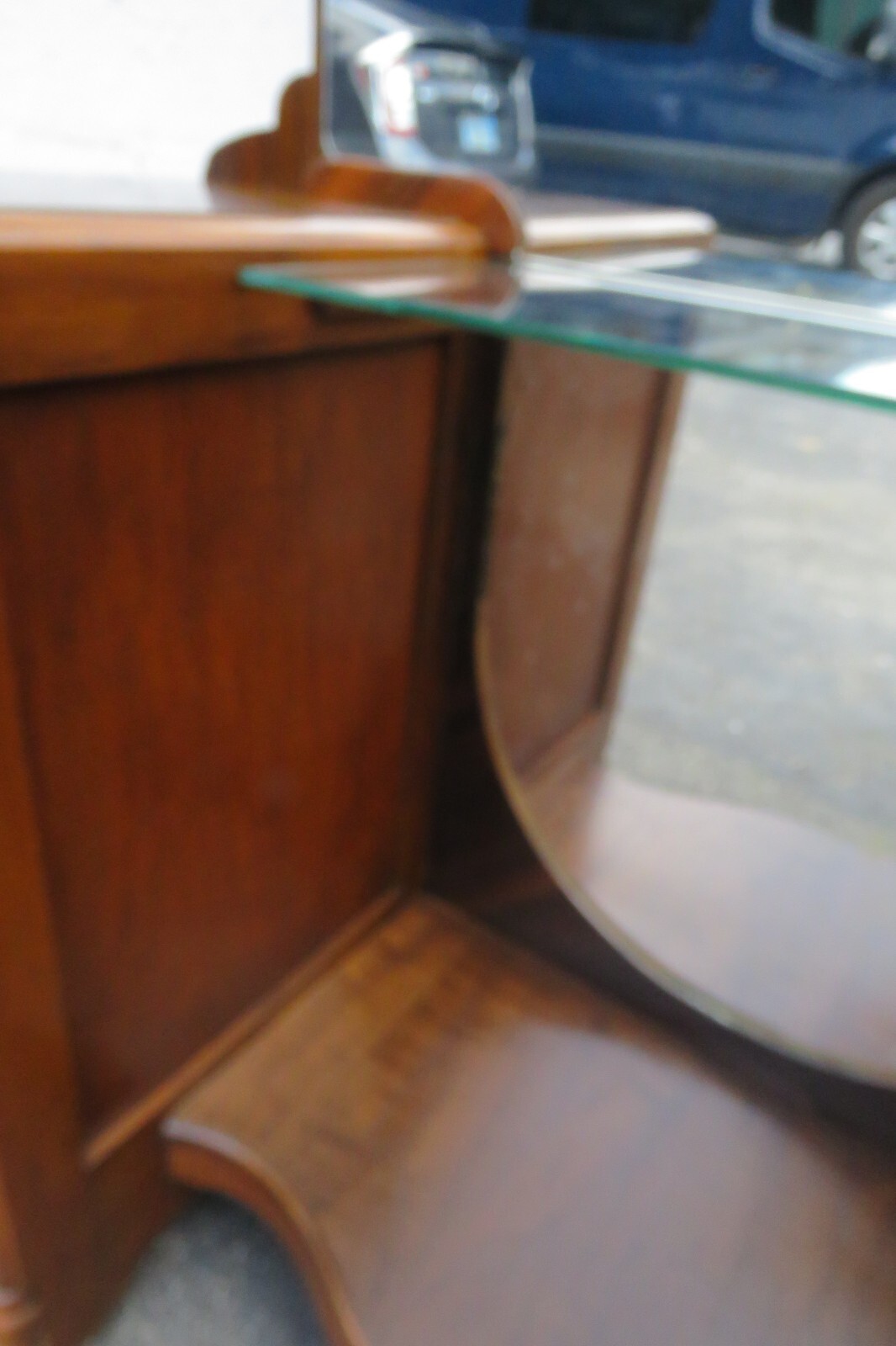 1920s Art Deco Vanity Makeup Table and Stool 5431