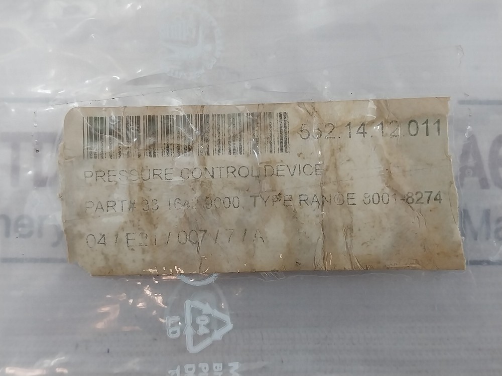 SUCO 1.5E Pressure Control Device 8001-0274