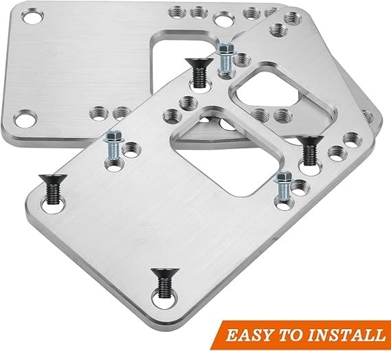For LS Swap Motor Mounts Adapter Plates - LS Conversion Adjustable Universal Swa