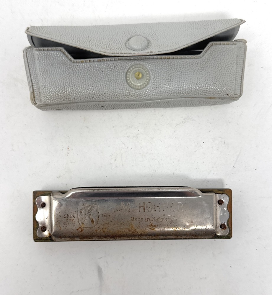 M. HOHNER HARMONICA C Vintage with Case