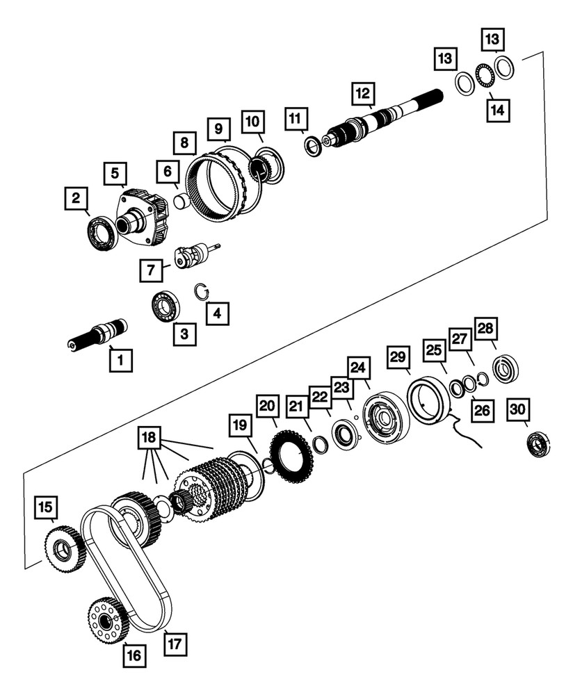 Genuine Mopar Transfer Case Sprocket 68089712AA