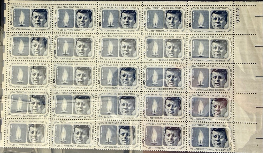 US Stamp Mint Never Hinged Sheets And Plate Bocks Face Value $87.81