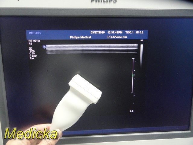 Philips L12-5 Linear Array Ultrasound Transducer *TESTED & WORKING* ~ 39679