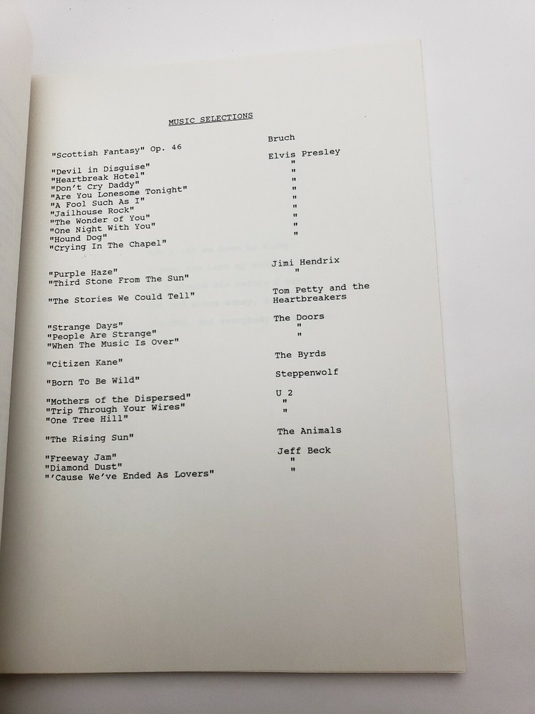 KILROY / Don Cato 1980's Unproduced Move Script Screenplay, SIGNED THIRD DRAFT