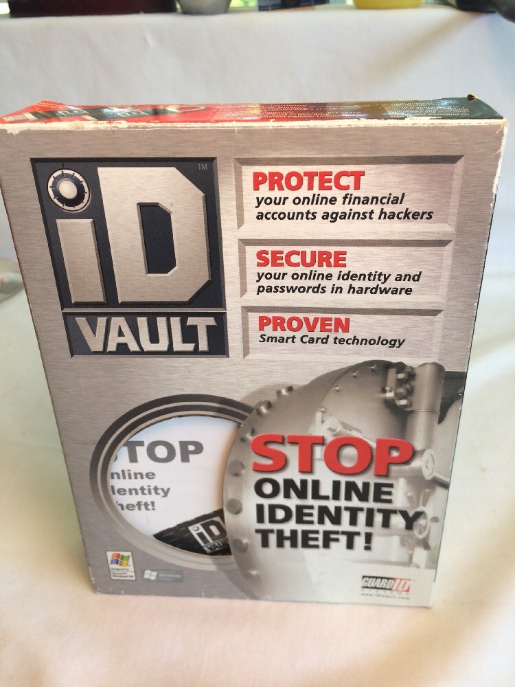 ID Vault Guard ID Stop Online Identity Theft Software