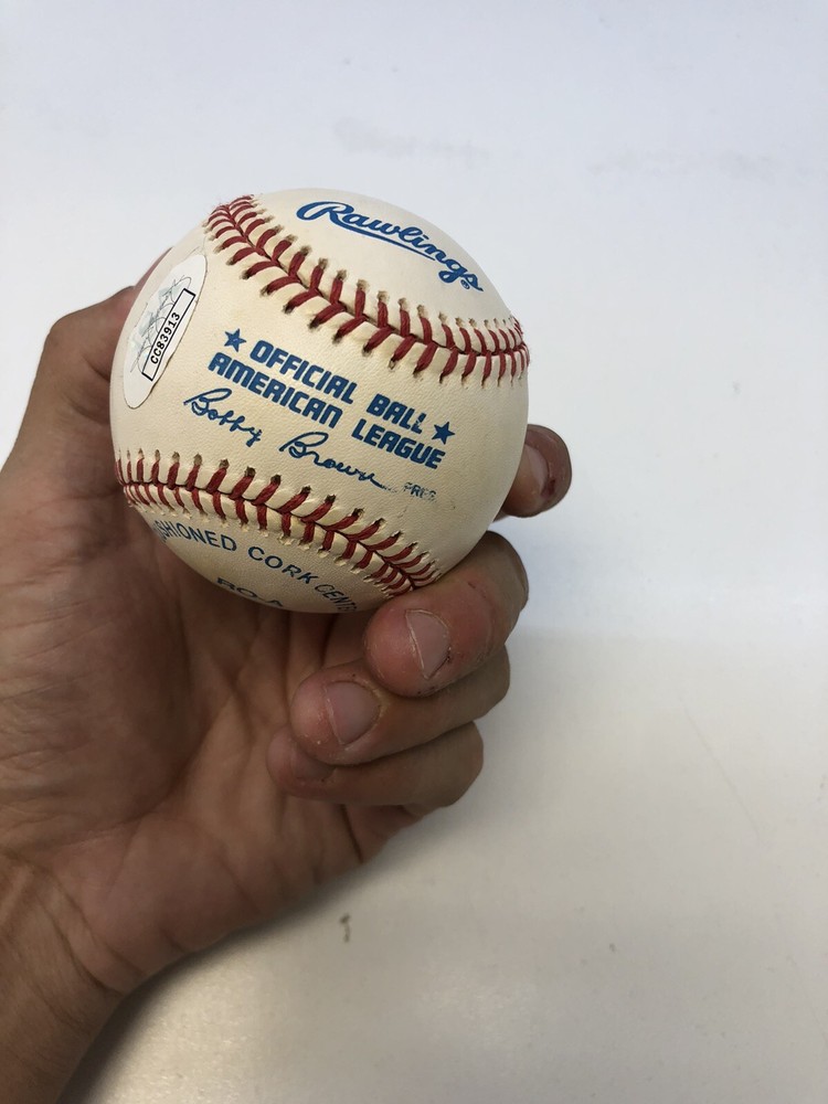 Andre Dawson Cubs Autographed Baseball JSA Authenticated