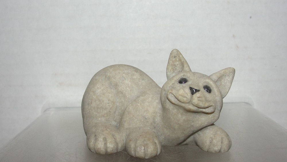 3" QUARRY CRITTERS CAT FIGURINE