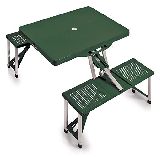 Picnic Time Portable Folding Picnic Table with Seating for 4 Green