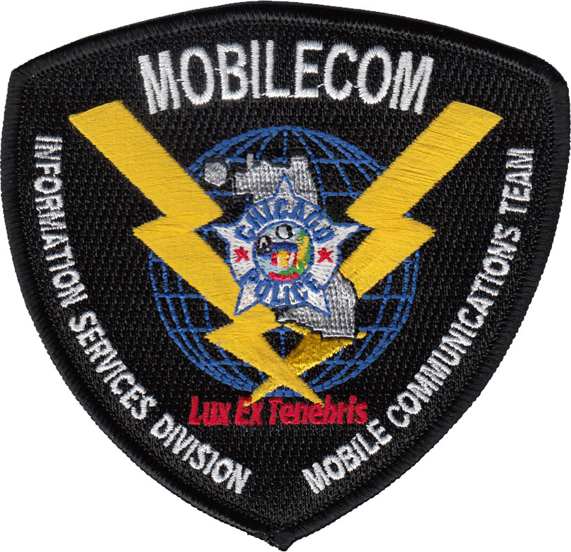CHICAGO POLICE SHOULDER PATCH: Mobile Communications Team (MOBILECOM)