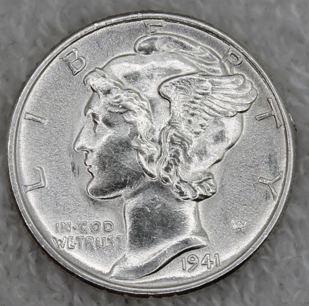 Mercury Dime 1941 Uncirculated