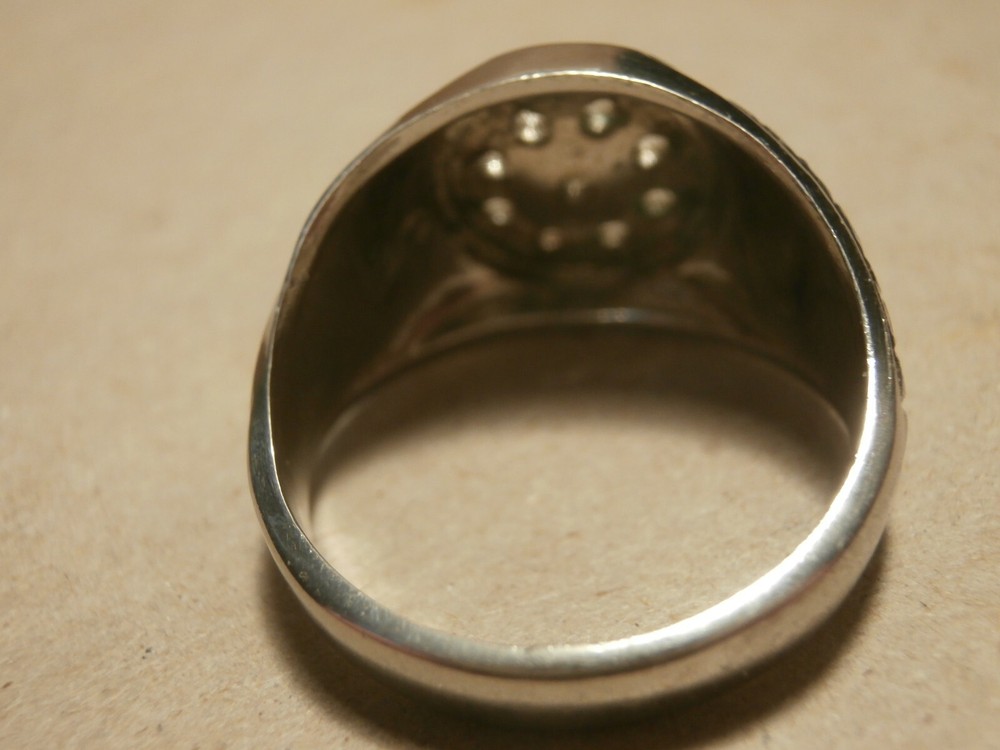 Sterling ESPO Ring w/ Clear Stones