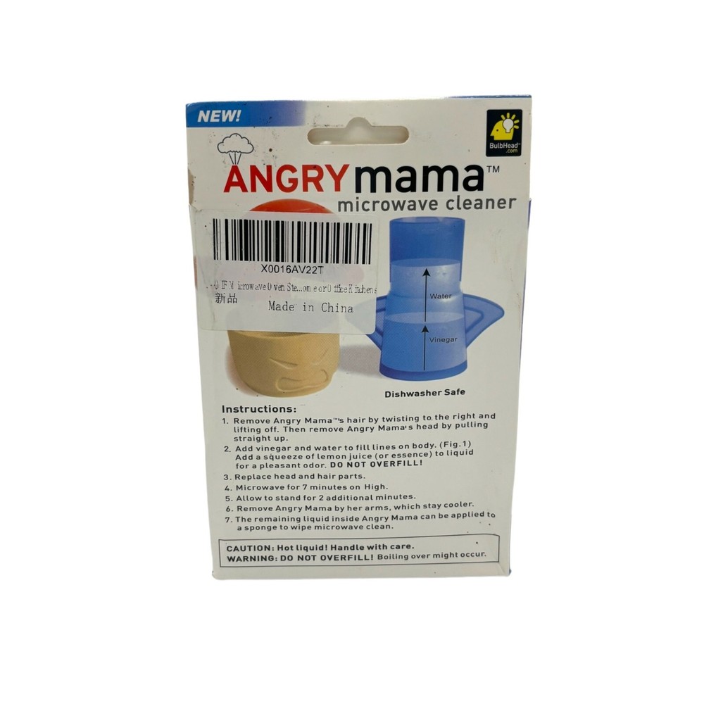 Angry Mama Microwave Cleaner New