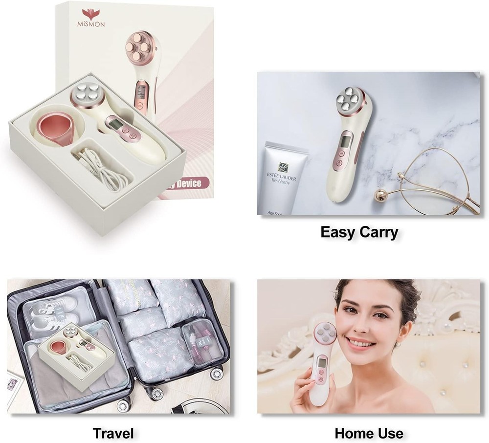 High Frequency Facial Machine Light Theraphy Micro-Current Device, 5 in 1 Mul...