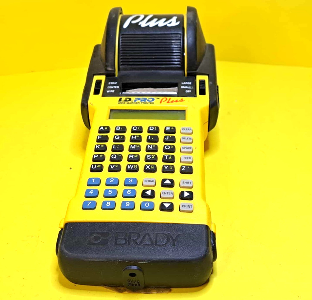 ⚡100% UNTESTED & DAMAGED⚡BRADY I.D. PRO PLUS IDPROPLUS WIRE MARKER LABEL PRINTER