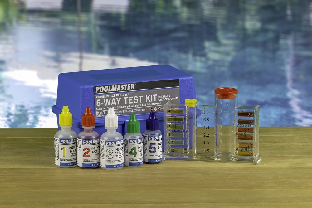 Poolmaster 22270 5-Way Pool/Spa Water Test Kit w/ Case