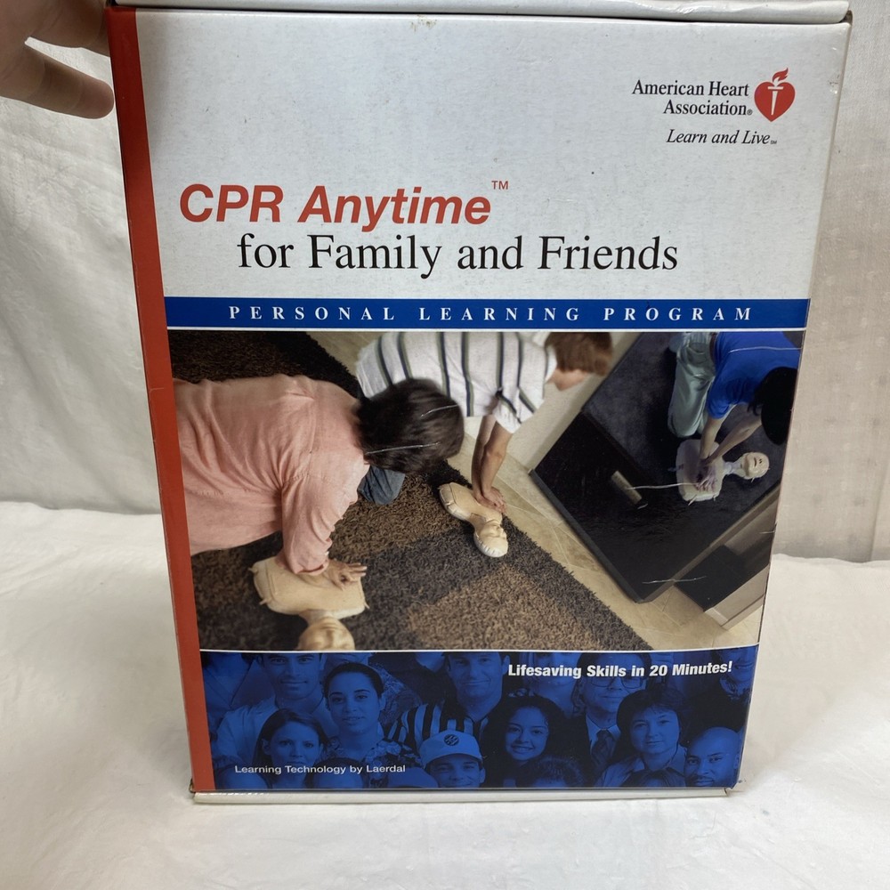 CPR Anytime Family And Friends Personal Learning Program Face Dummy