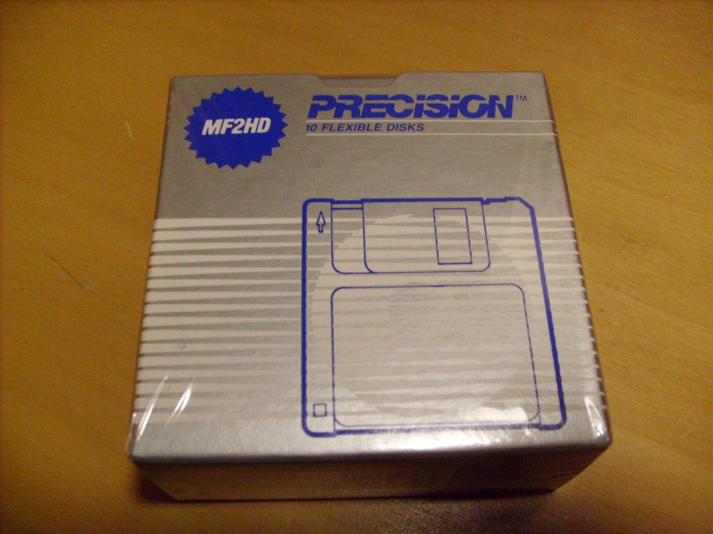 Precision 3.5" Floppy Disk NEW Sealed 10 Pack MF2HD