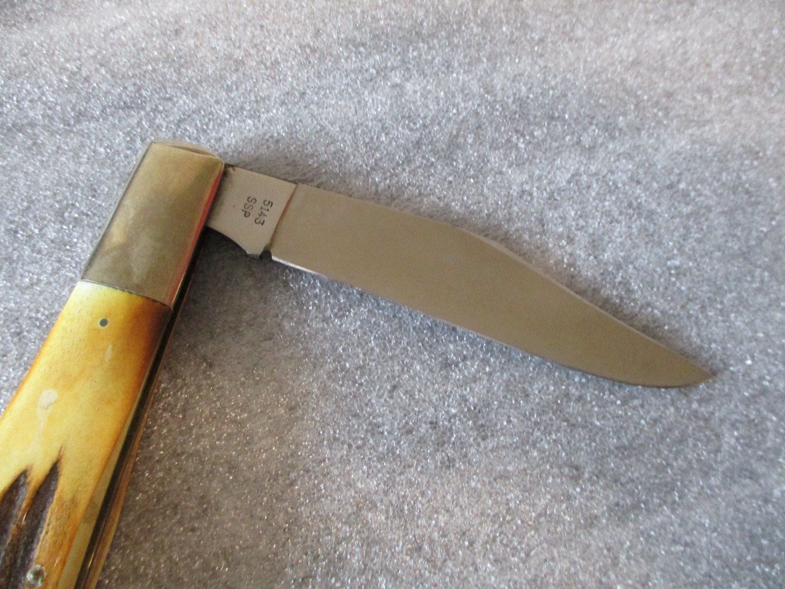 VINTAGE CASE XX 5143 SSP LTD PRODUCTION FOUNDERS STAG KNIFE in DISPLAY CASE