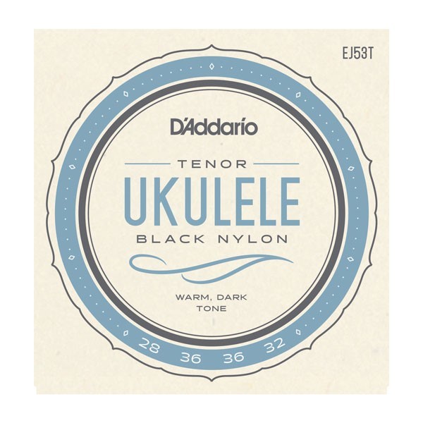 D'Addario Ukulele Strings 5 Sets Black Nylon EJ53T Uke Tenor