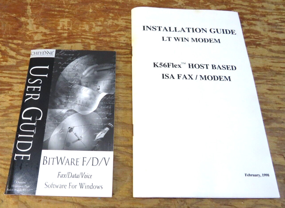 vintage PC ActionTec WIN Modem LT - K56Flex Host Based ISA FAX/Modem Win 95