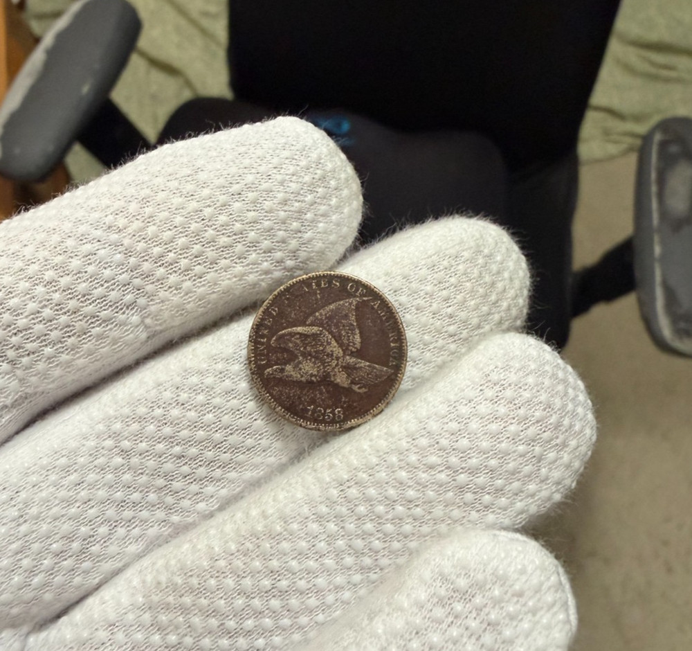 1858 Flying Eagle Small Letters US Type Coin