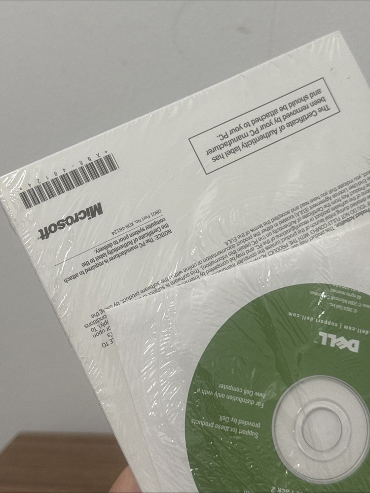 Dell Microsoft Windows XP Professional Version 2002 Software - New Sealed