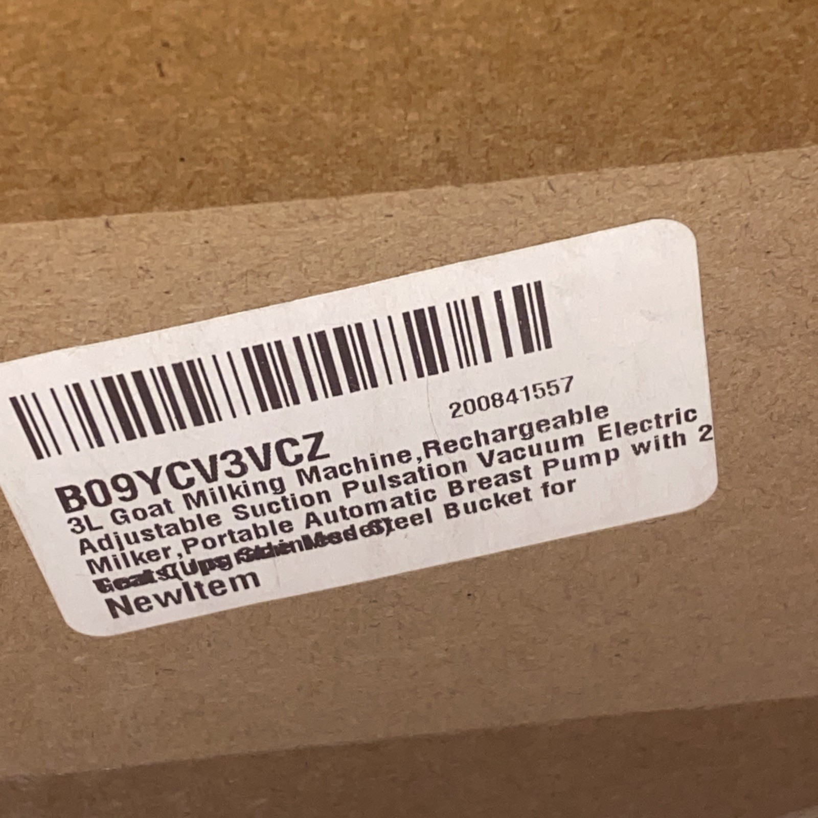 3L Electric Sheep Goat Milking Machine Dual Head Pulsation Bucket Tubes Parts Z