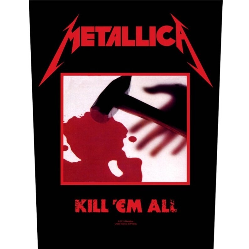 METALLICA official XLG back patch - KILL EM ALL