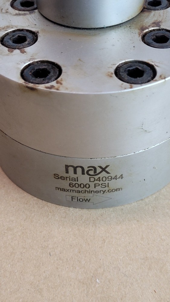 Max Machinery G045-DEV-001 Geared Flow Meter 6000 PSI