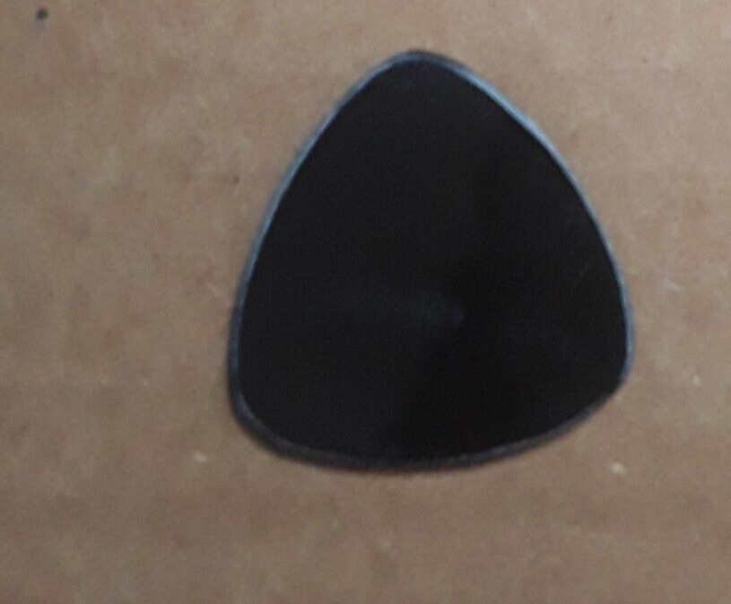 Heavy Guage Black Horn Shell Three Angle Guitar Size Pick