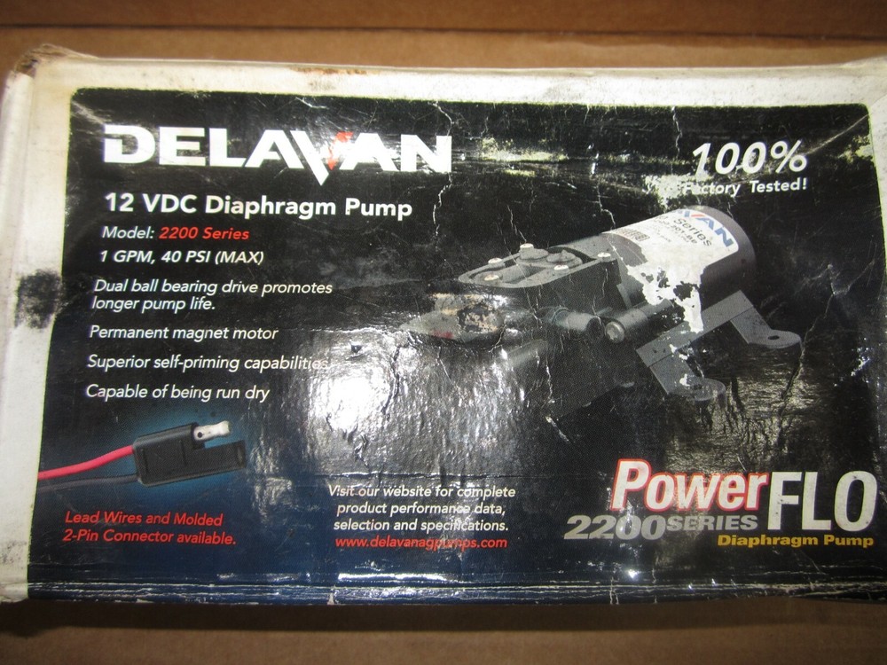 DELAVAN 2200-201 POWERFLO PUMP 12VDC