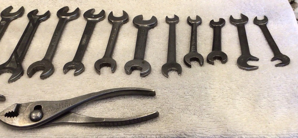 Vintage WWII Tool Lot Wrenches & Pliers USMC