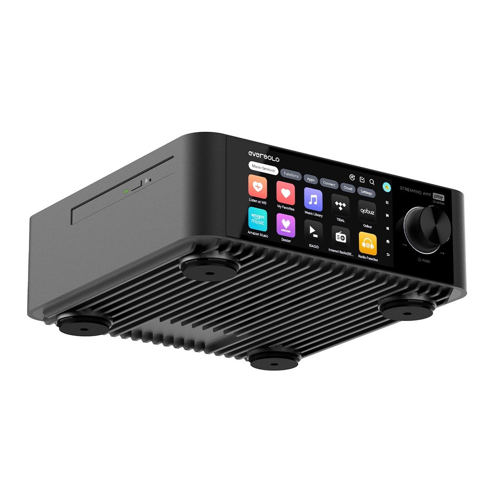 Eversolo Play CD Streaming Amplifier with CD Player (Black)