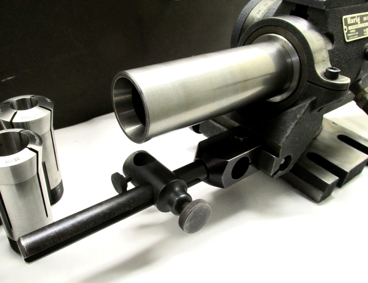 HARIG 5C COLLET ENDMILL & MILLING CUTTER SHARPENING AIR-FLO FIXTURE
