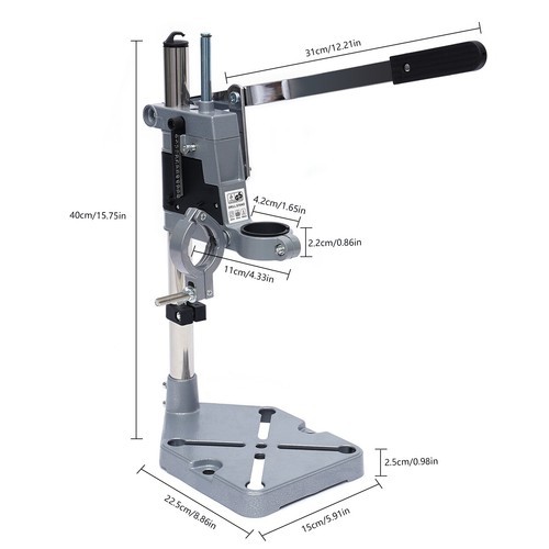Drill Stand Electric Power DIY Tool Bench Drill Press Stand Base Frame New