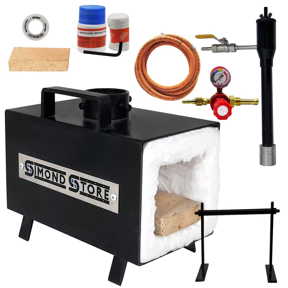 Blacksmiths Single Burner Propane Forge with Stand for Knifemaking Farriers