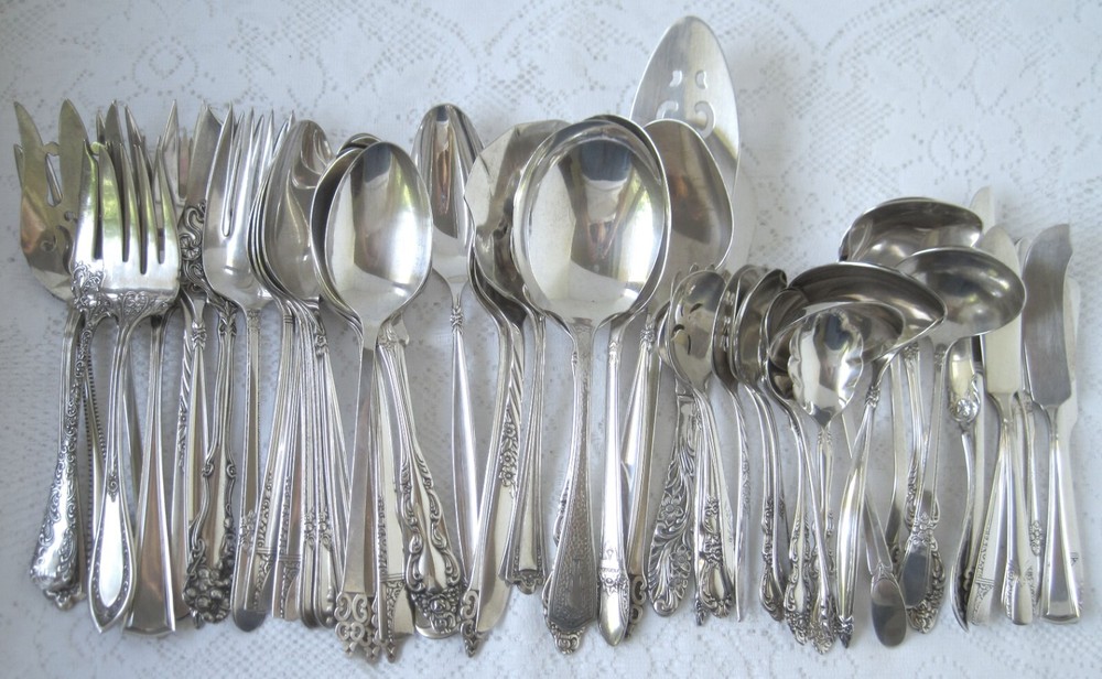 VINTAGE CRAFT GRADE SILVER PLATE Serving Pieces