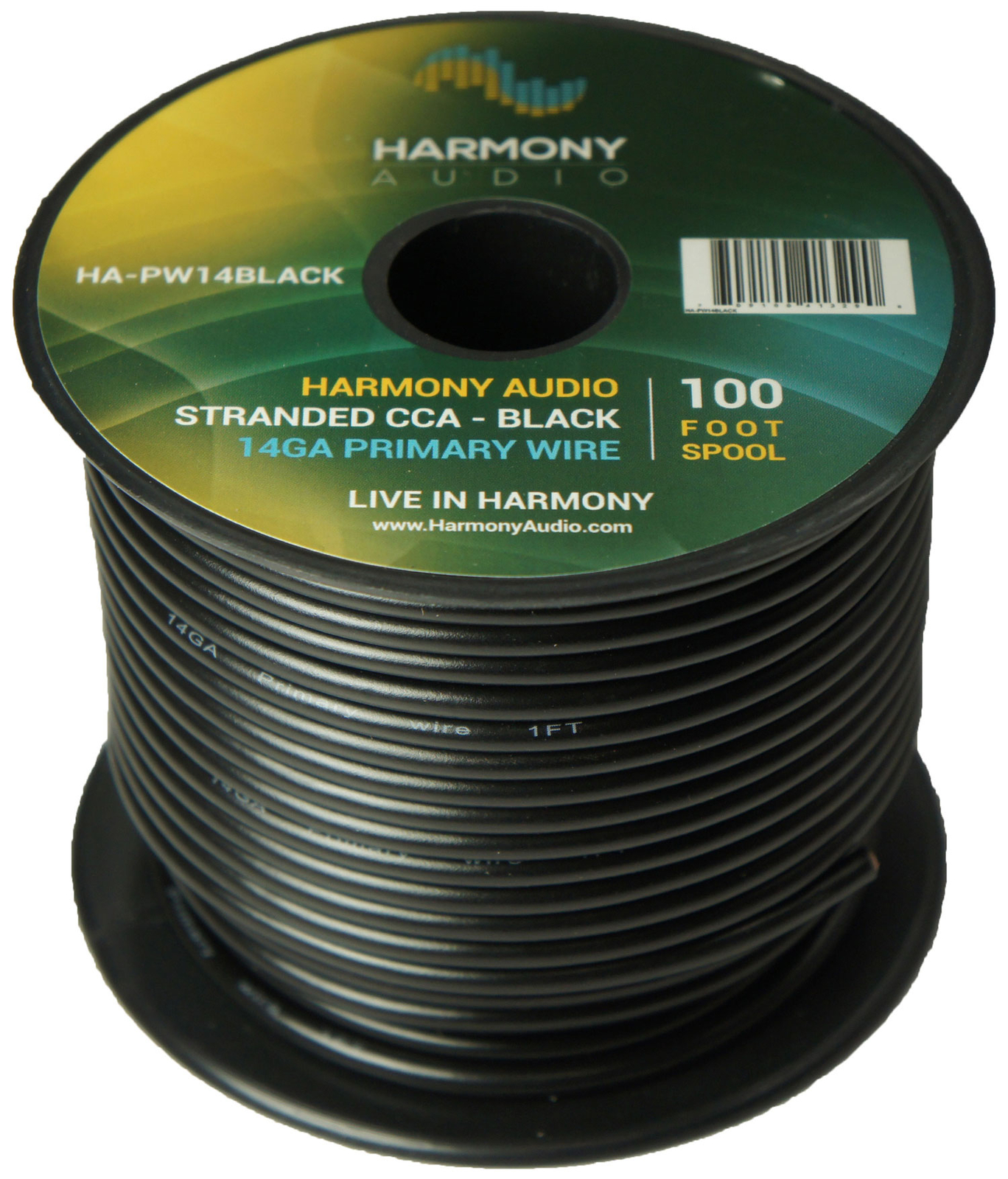 Harmony Car Primary 14 Gauge Power or Ground Wire 1000 Feet 10 Rolls Multi Color