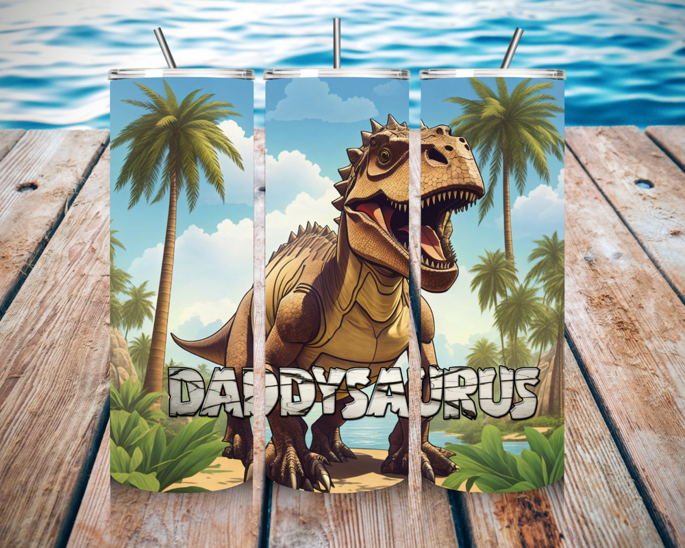 Personalized Tumbler-Daddysaurus