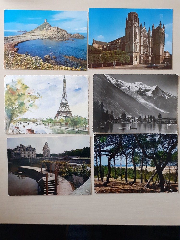France - 11 postcards used