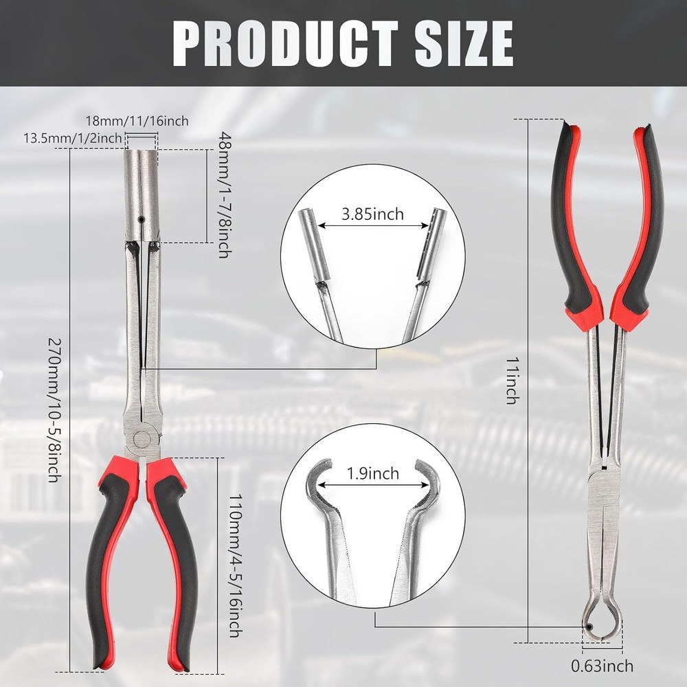 2 Pack Spark Plug Wire Removal Tool Kit Includes Spark Plug Boot Removal Tool an