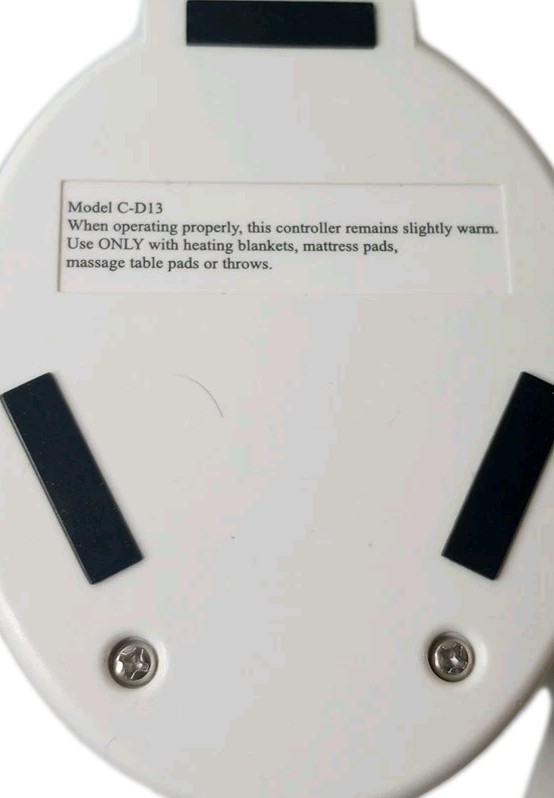 Safe & Warm Technology Electric Blanket Replacement Controller 120-16VD13 C-D13