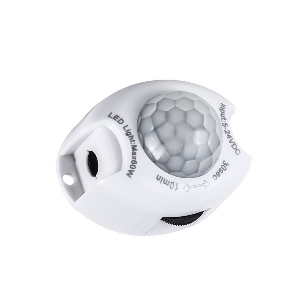 Motion Sensor DC 5V 24V Light Switch Movement Detector Automatic PIR Sen E
