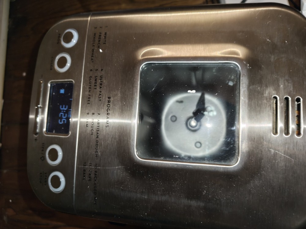 Cuisinart CBK-110P1 Silver Automatic Bread Maker Gently Used Tested