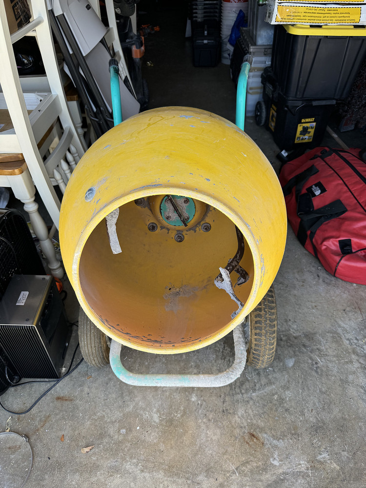 Imer Wheelman II 5 Cubic Ft. Cement MIxer - Poly
