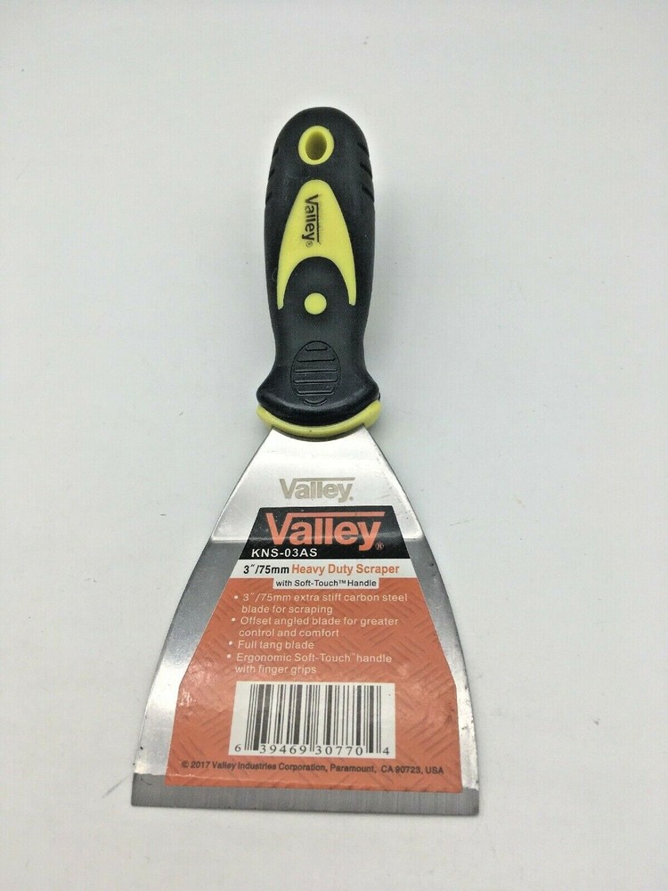 3” Offset Heavy Duty Scraper Soft-Touch Plastic Handle